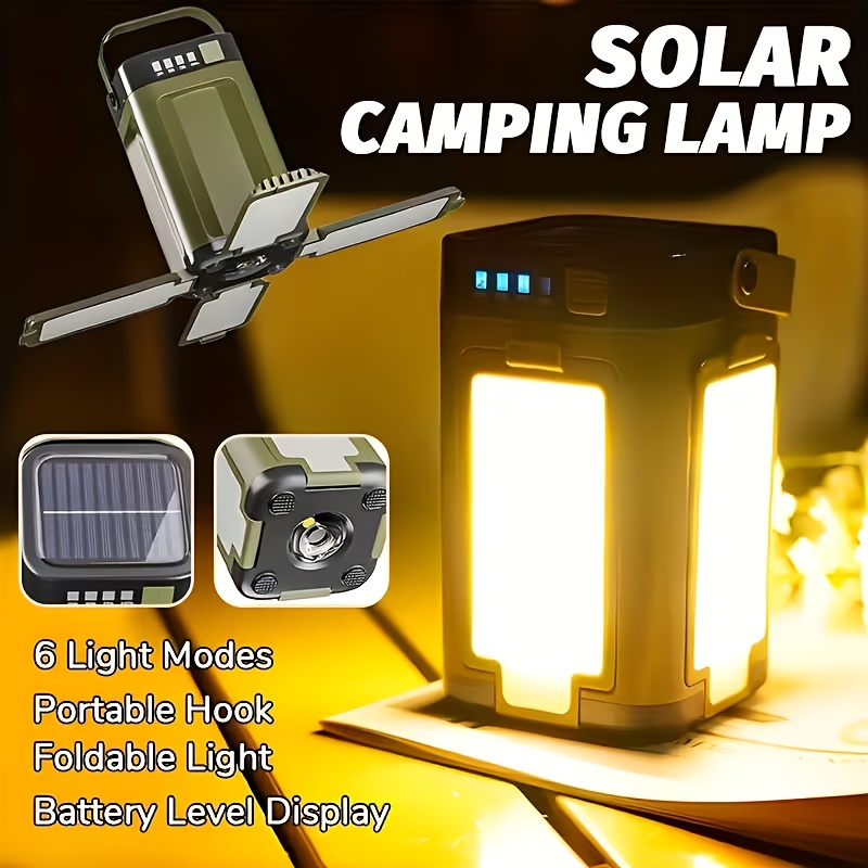 Outdoor Powerbank - 태양광 야외 휴대용 캠핑 조명, 태양열