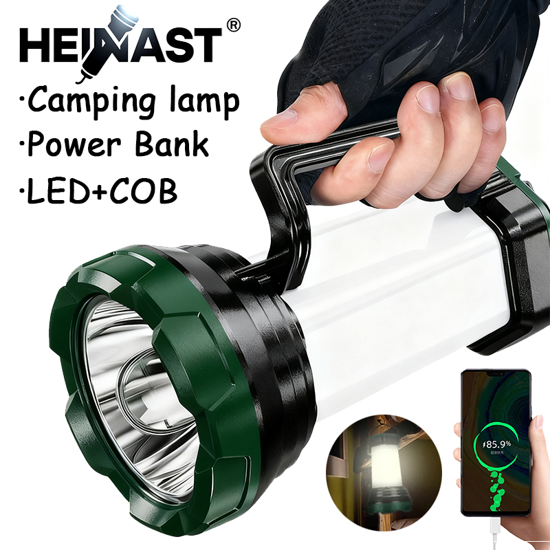 Outdoor Powerbank - COB 캠핑 램프와 함께 휴대용 강력한