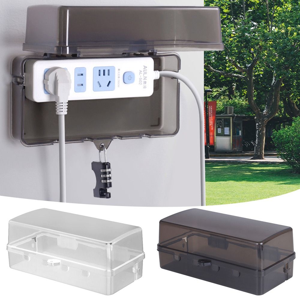 Outdoor Power Socket Cover - 내구성 있는 플라스틱 플러그 박스 도난