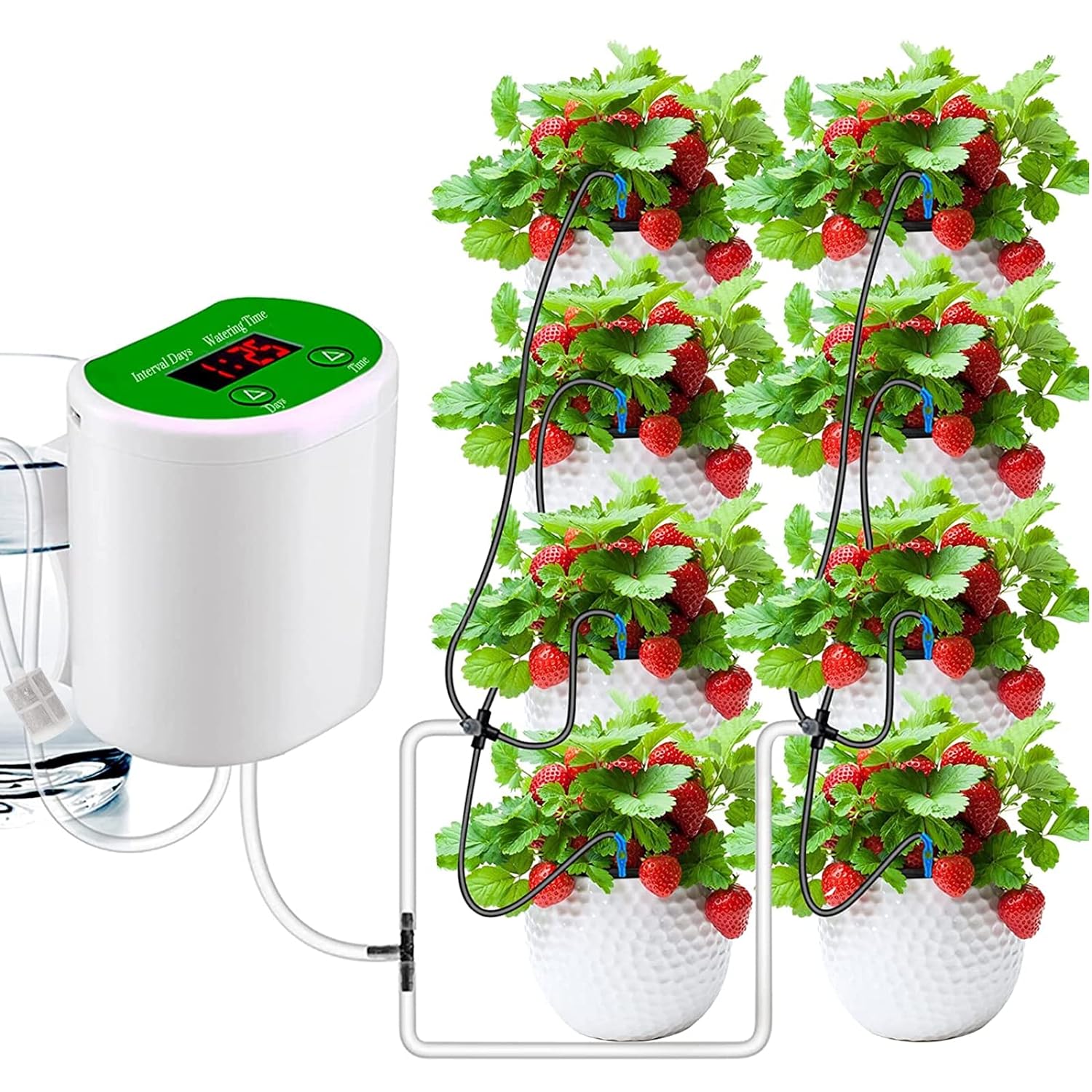 Outdoor Power And Plant - 야외 정원 식물 급수 장치 태양광