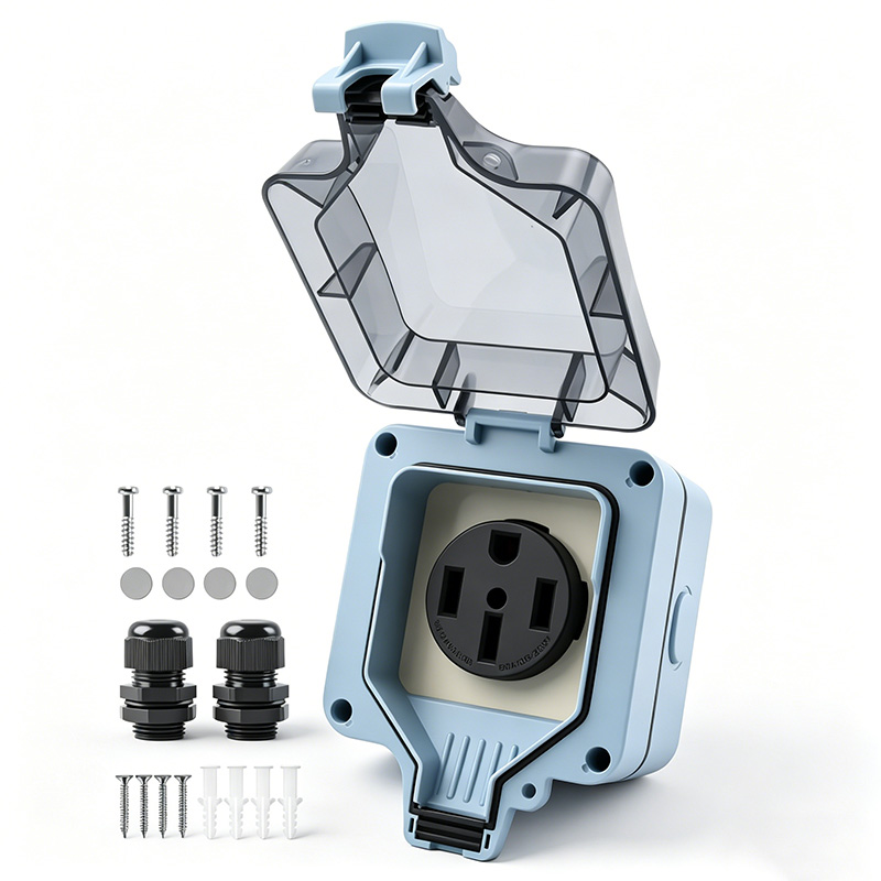 Outdoor Power Socket Cover - 야외용 전원 콘센트 박스 방수 IP66