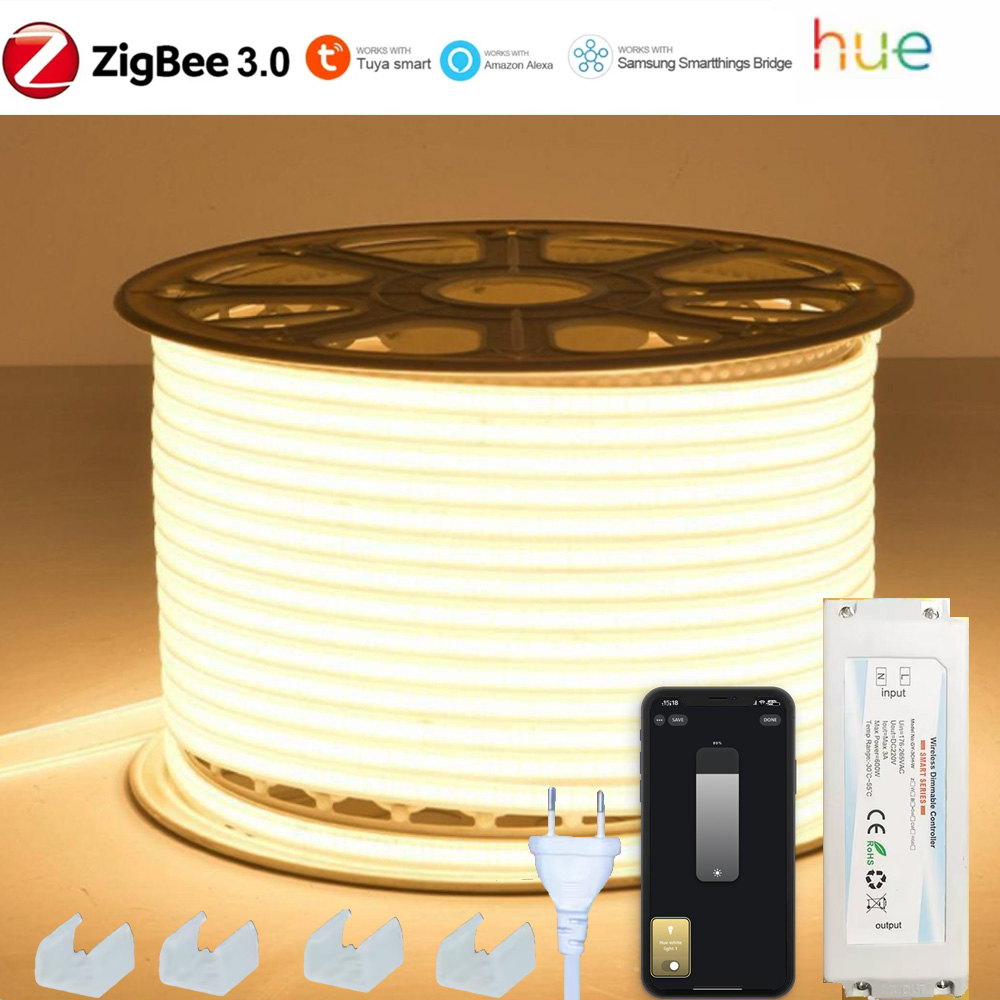 Outdoor Power Point Zigbee - ZIGBEE 3.0 220V COB LED 스트립