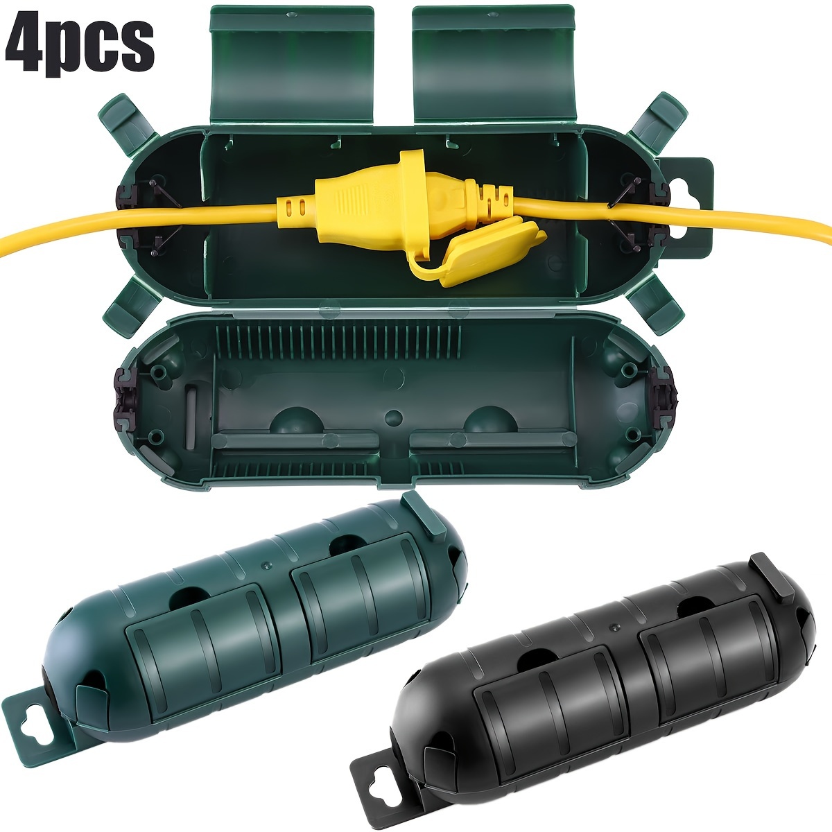 Outdoor Power Socket Cover - 4pcs 야외 연장 코드 안전 커버