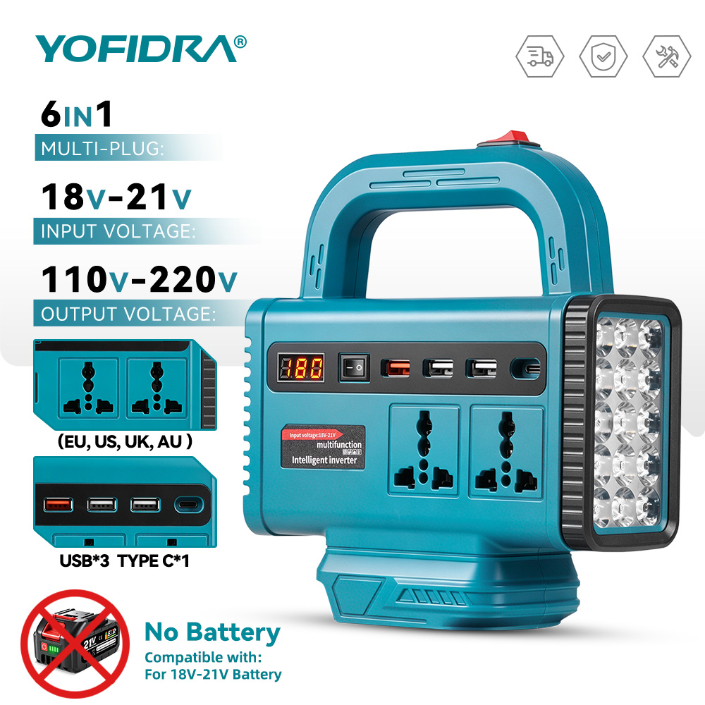 Ac Outdoor Power - 요피드라 220V 휴대용 파워 인버터 야외
