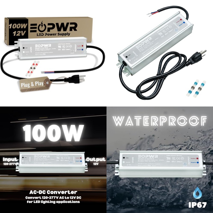 Ac Outdoor Power - LED 드라이버 방수 IP67 전원 공급