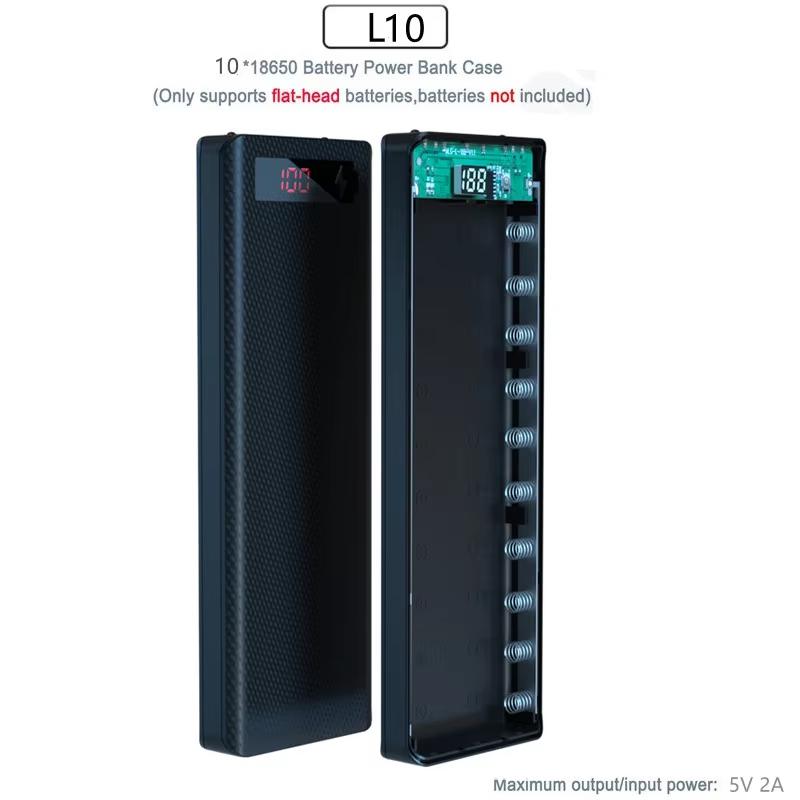 Outdoor Power Board Box - ۞ 휴대용 8슬롯 18650 배터리 파워뱅크