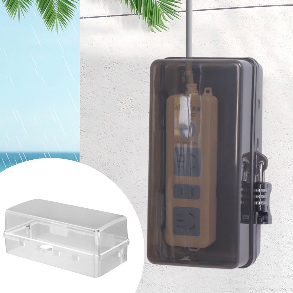 Outdoor Power Strip - 휴대용 플라스틱 플러그 박스 도난 방지