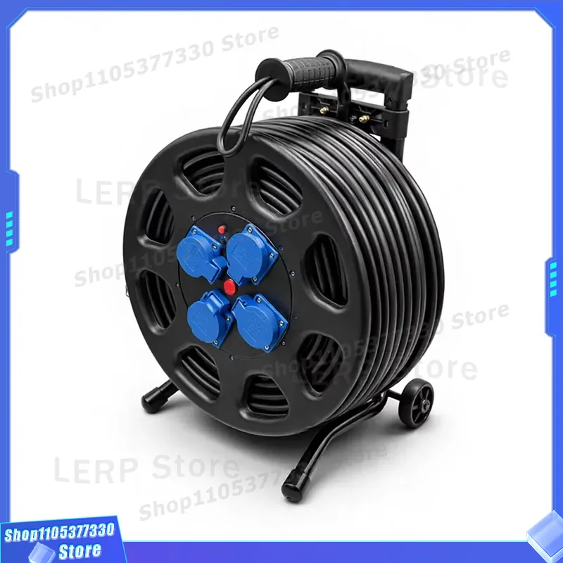 Outdoor Power Reel - 50m 고강도 연장선 16A 250V EU