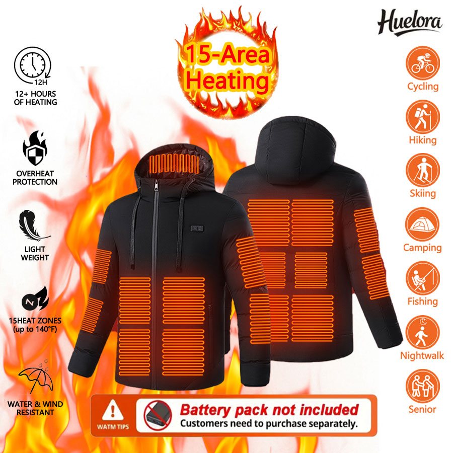 Outdoor Power Works - 후엘로라 11구역 발열 재킷 남성용 아웃도어