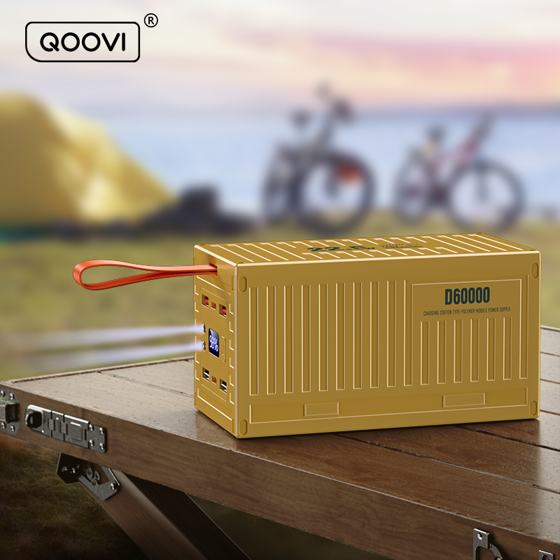 Outdoor Power Adapter Usb C - QOOVI 60000mAh 보조베터리 22.5W PD QC