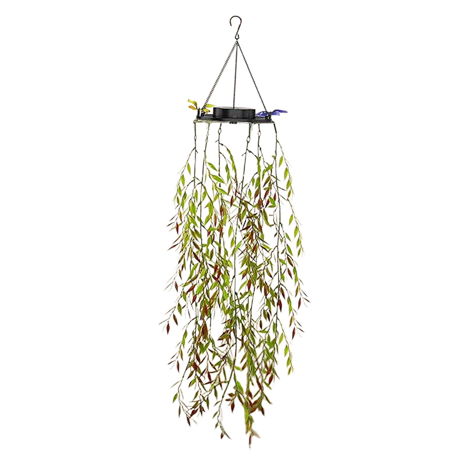 태양열 전원 걸이형 조명 인공 식물 LED 야외 정원  - Outdoor Power And Plant 리뷰 및 가격