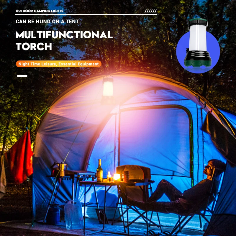 COB 캠핑 램프와 함께 휴대용 강력한 LED 손전등  - Outdoor Powerbank 리뷰 및 가격
