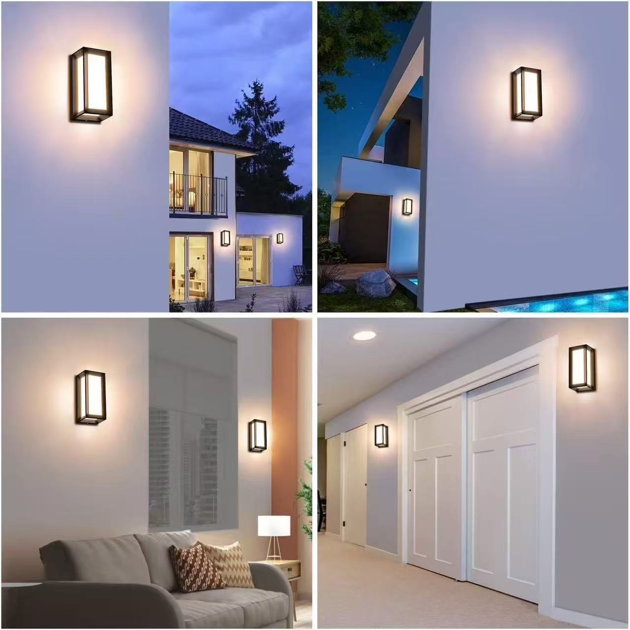 LED 야외 벽 조명 RGBCCT 디밍이 가능한 베란다 - Outdoor Power Point Zigbee 리뷰 및 가격