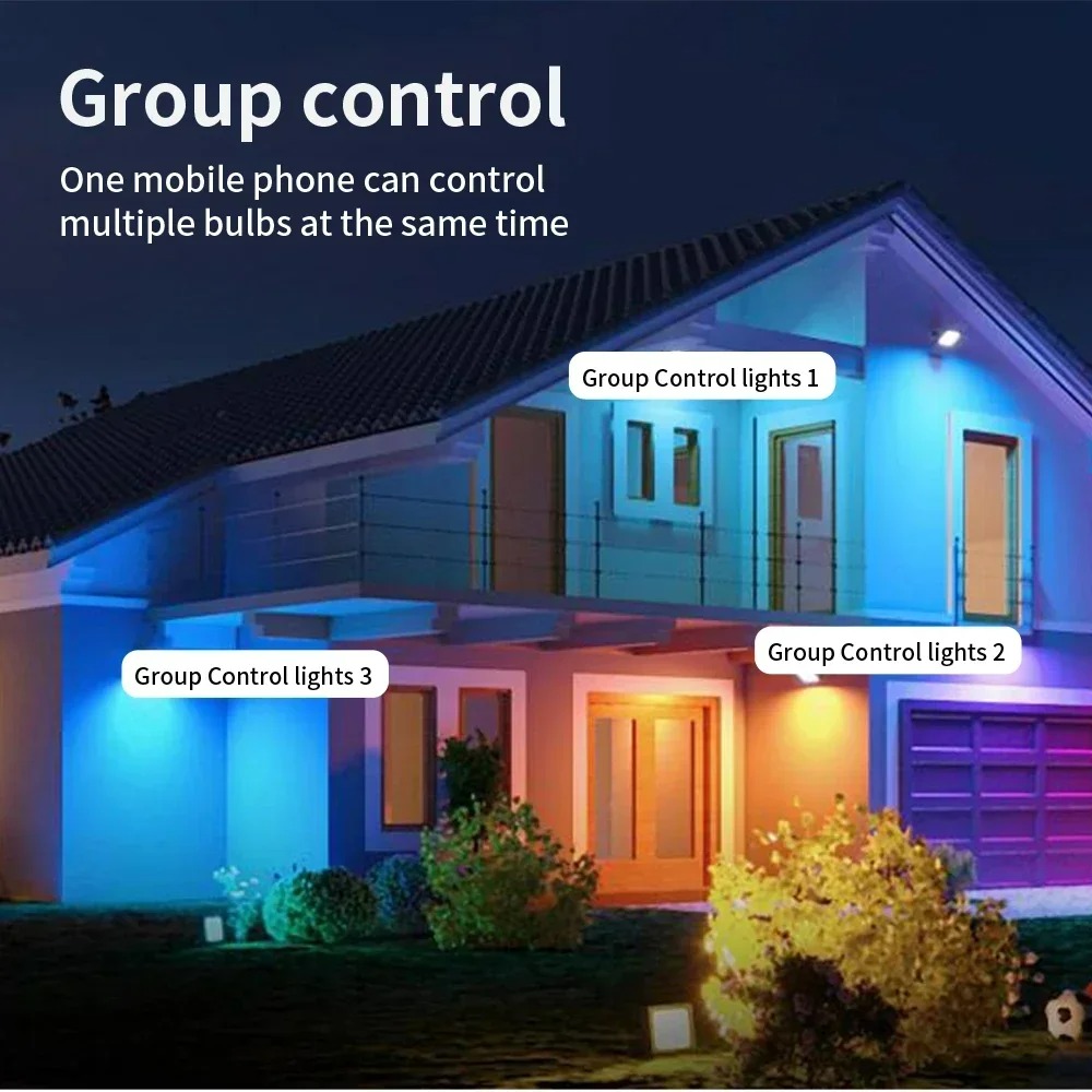 LED 야외 벽 조명 RGBCCT 디밍이 가능한 베란다 - Outdoor Power Point Zigbee 리뷰 및 가격