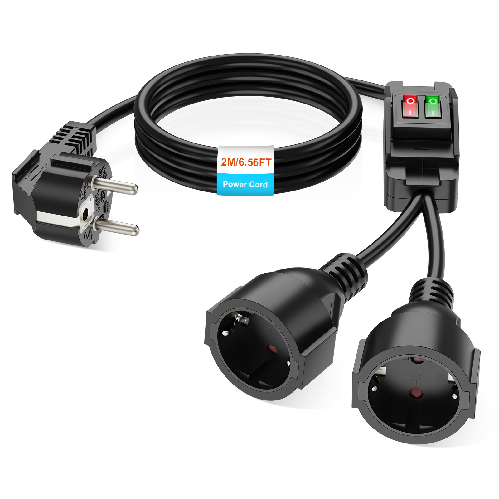 EU 플러그 40cm/2m 연장 코드 듀얼 소켓 400 - Outdoor Power Extension Cord 리뷰 및 가격