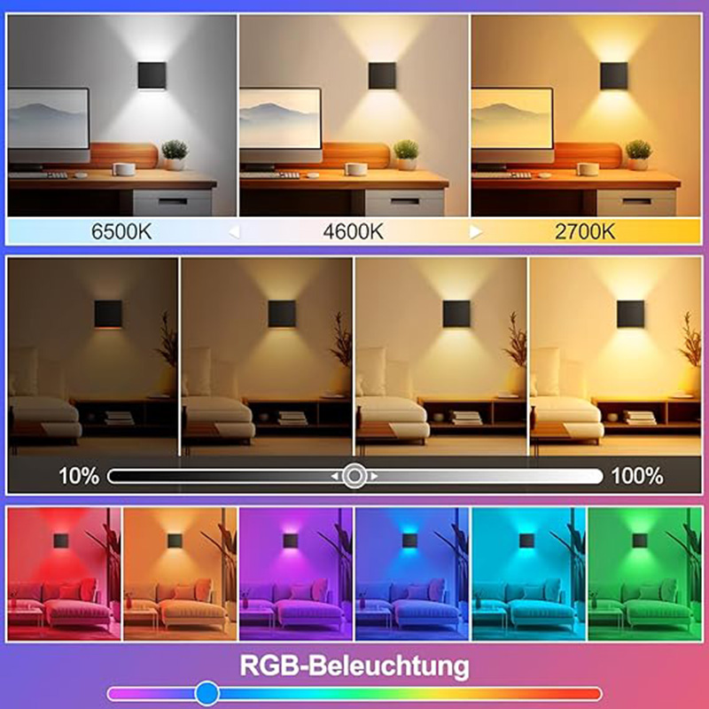 12W LED 야외 벽 조명 RGBCCT 디밍이 가능한 - Outdoor Power Point Zigbee 리뷰 및 가격