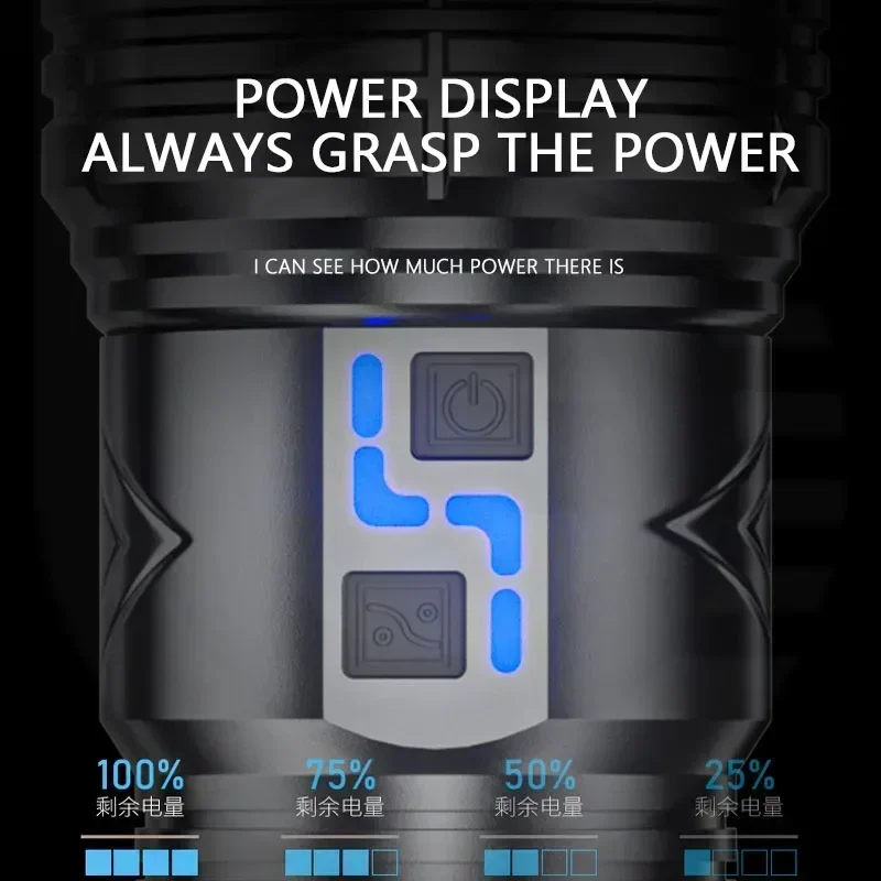 99000000LM 슈퍼 브라이트 LED 손전등 100 - Outdoor Powerbank 리뷰 및 가격
