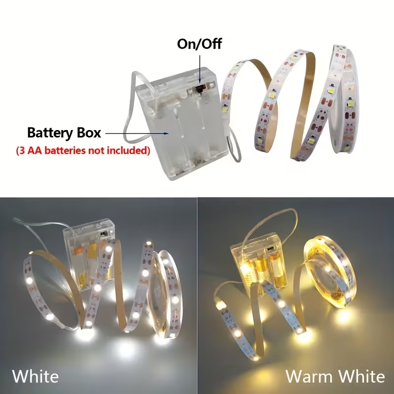 유연한 LED 조명 스트립 1개, 저전압 5V 배터리  - Outdoor Power Strip 리뷰 및 가격