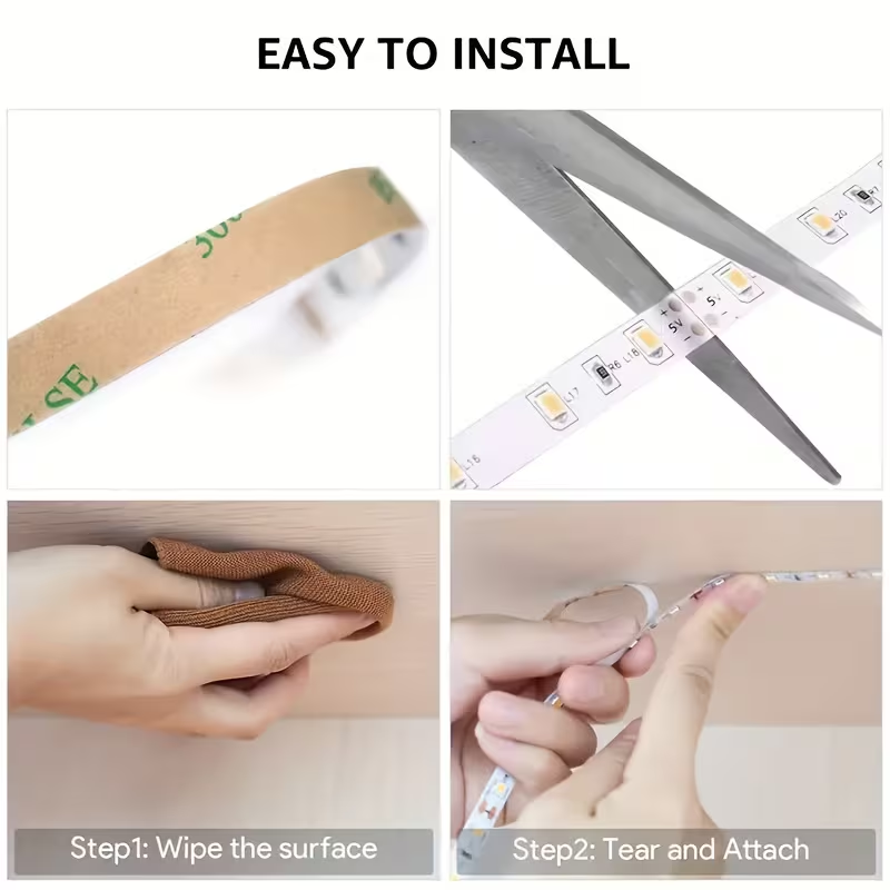 유연한 LED 조명 스트립 1개, 저전압 5V 배터리  - Outdoor Power Strip 리뷰 및 가격