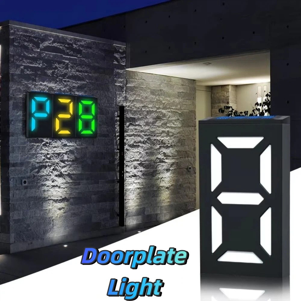 자동 조명 제어 태양광 LED 집 번호등 방수 구조 태 - Outdoor Power Number 리뷰 및 가격