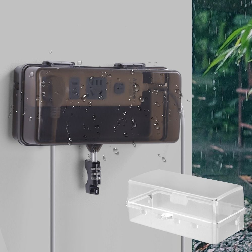 내구성 있는 플라스틱 플러그 박스 도난 방지 방수 연장 - Outdoor Power Strip 리뷰 및 가격