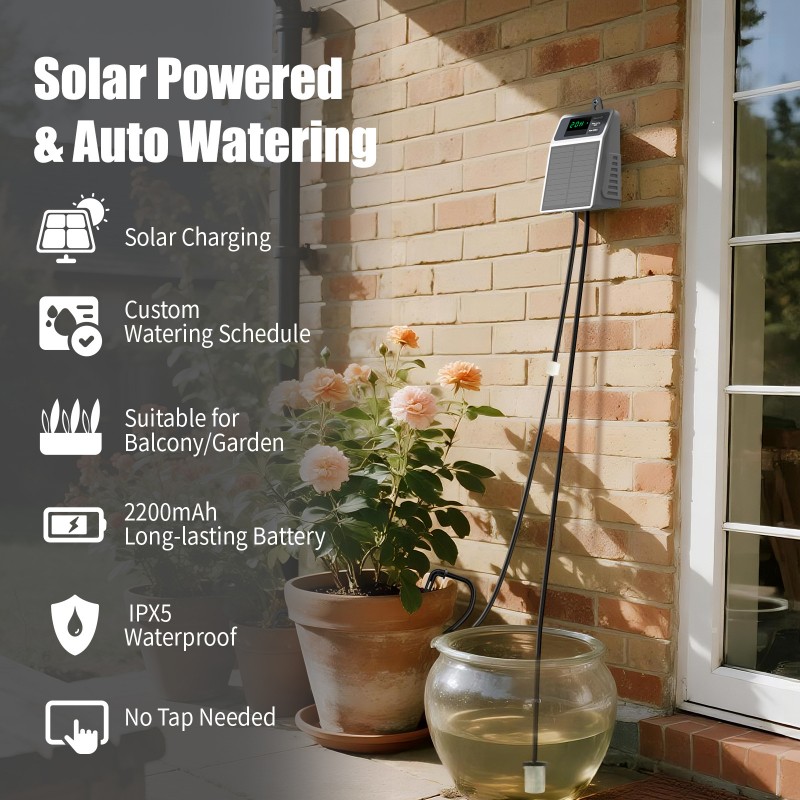 A03F-태양광 자동 점적 관개 키트 타이머 모드 스마 - Outdoor Power And Plant 리뷰 및 가격