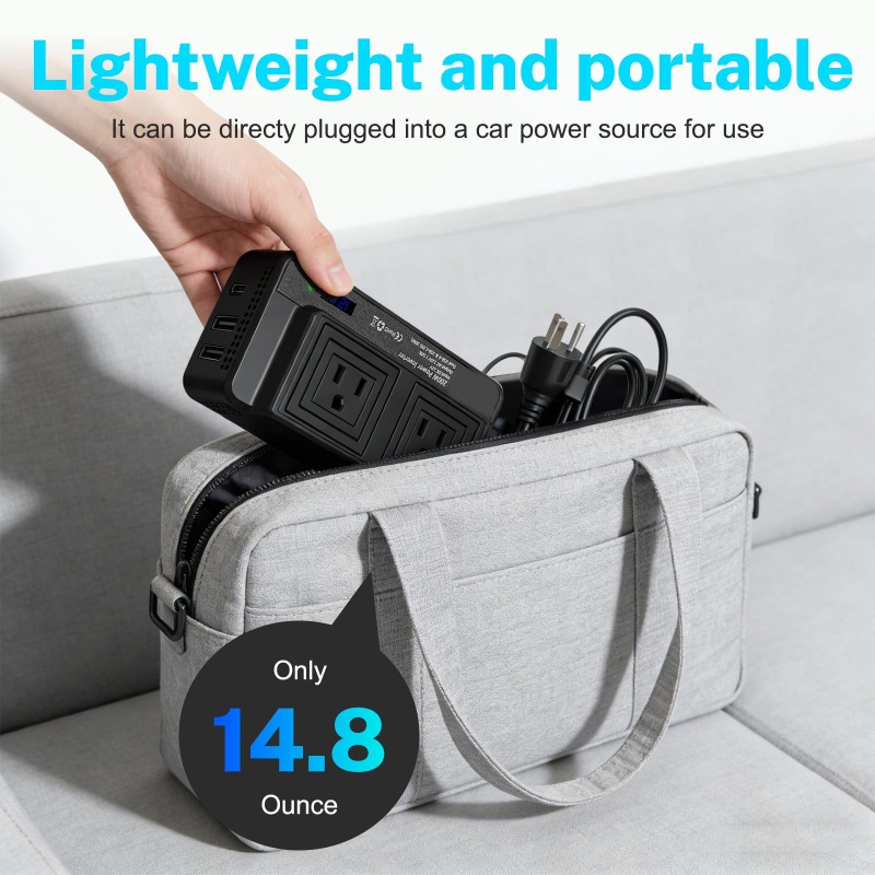 200W 차량용 인버터 전력 변환기, 2개의 USB 포 - Outdoor Power Adapter Usb C 리뷰 및 가격