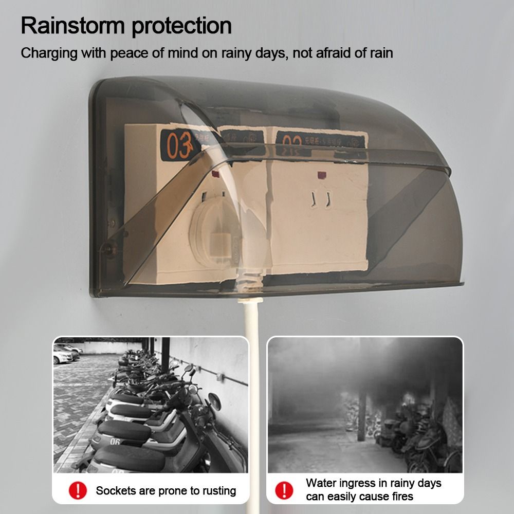 1Pcs 야외 소켓 방수 상자 전기 플러그 커버 충전  - Outdoor Power Socket Cover 리뷰 및 가격