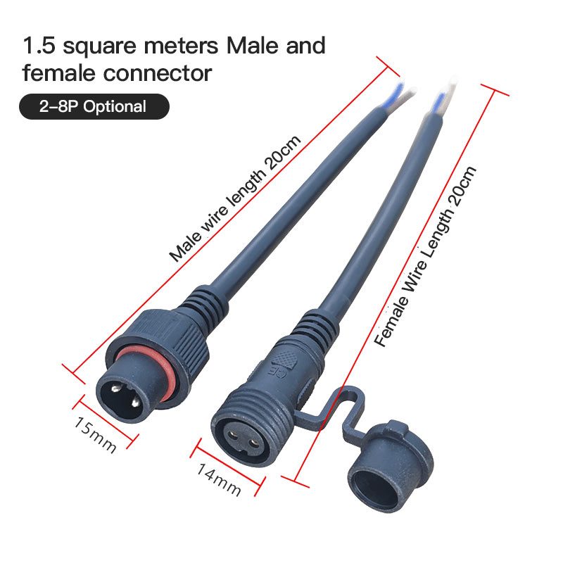 암수 익스텐션 와이어 커넥터, 사각 플러그 버트 코드, - Outdoor Power Extension Cord 리뷰 및 가격