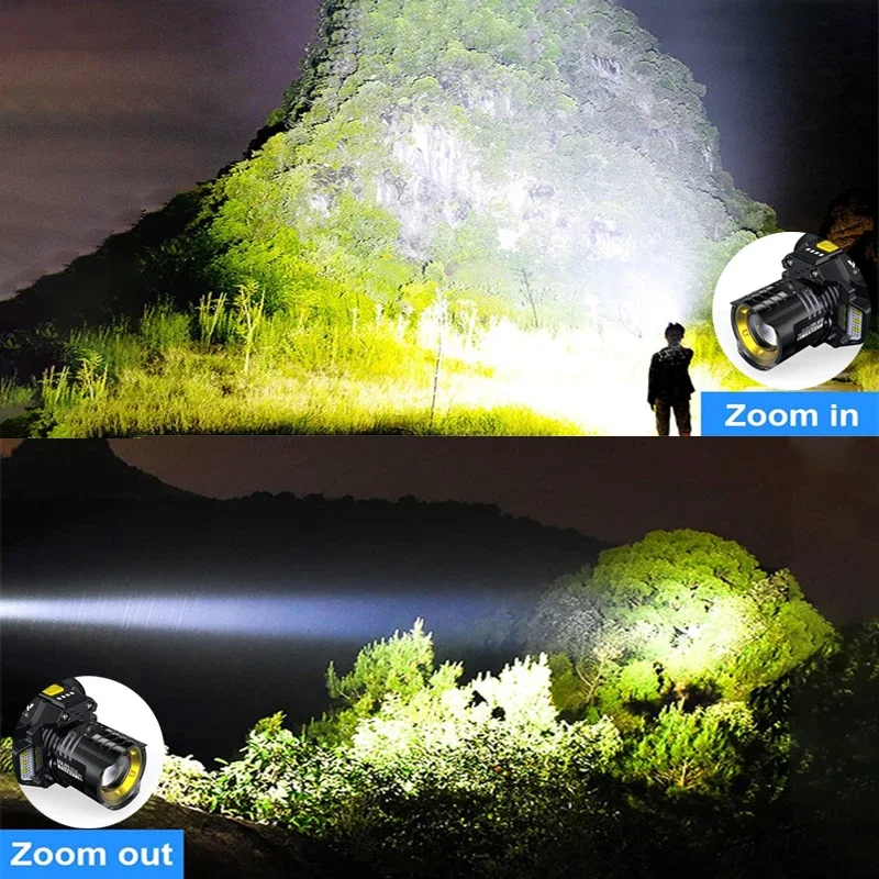 충전식 강력 LED 헤드램프, 텔레스코픽 줌 가능 센서 - Outdoor Power Works 리뷰 및 가격