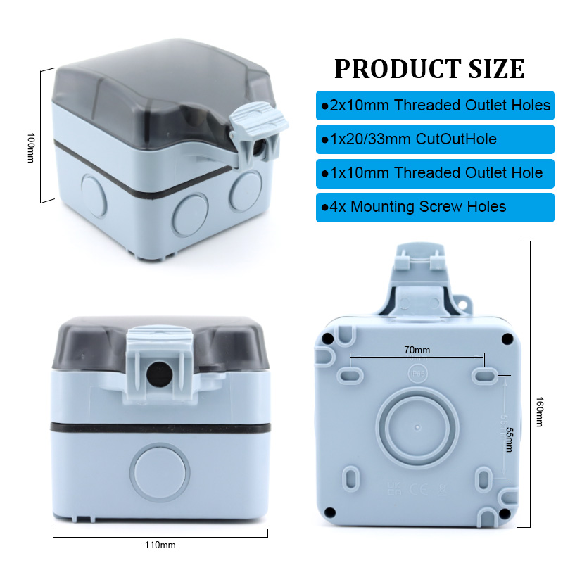 야외용 전원 콘센트 박스 방수 IP66 50A 125v - Outdoor Power Socket Cover 리뷰 및 가격