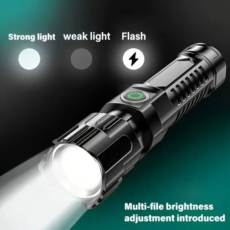 새로운 고출력 LED 손전등 USB 충전식 토치 내장  - Outdoor Power Works 리뷰 및 가격