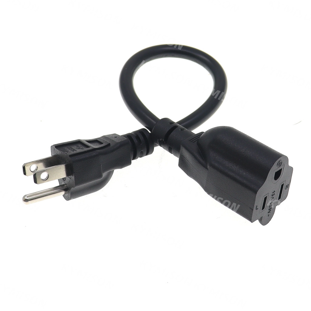 미국 3 프롱 수 플러그-암 소켓 연장 케이블 미국 N - Outdoor Power Extension Cord 리뷰 및 가격