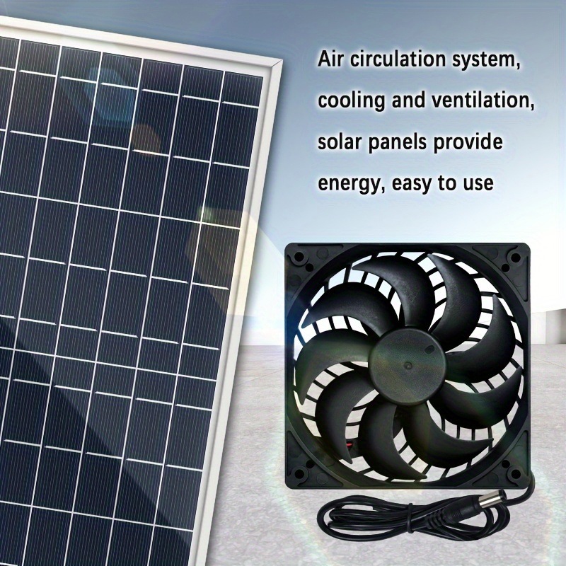 태양광 구동 10W 듀얼 통풍 배기 팬 키트 내구성 있 - Outdoor Power And Plant 리뷰 및 가격