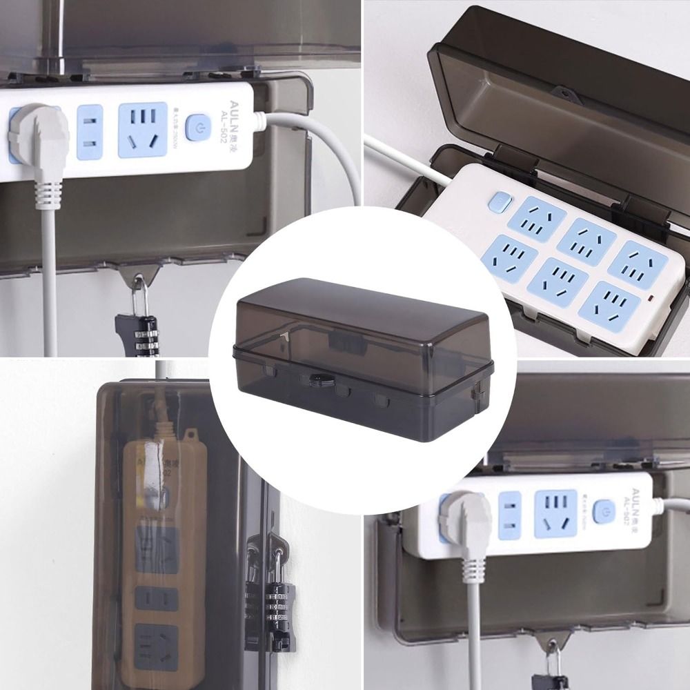 휴대용 플라스틱 플러그 박스 도난 방지 방수 케이블 관 - Outdoor Power Strip 리뷰 및 가격
