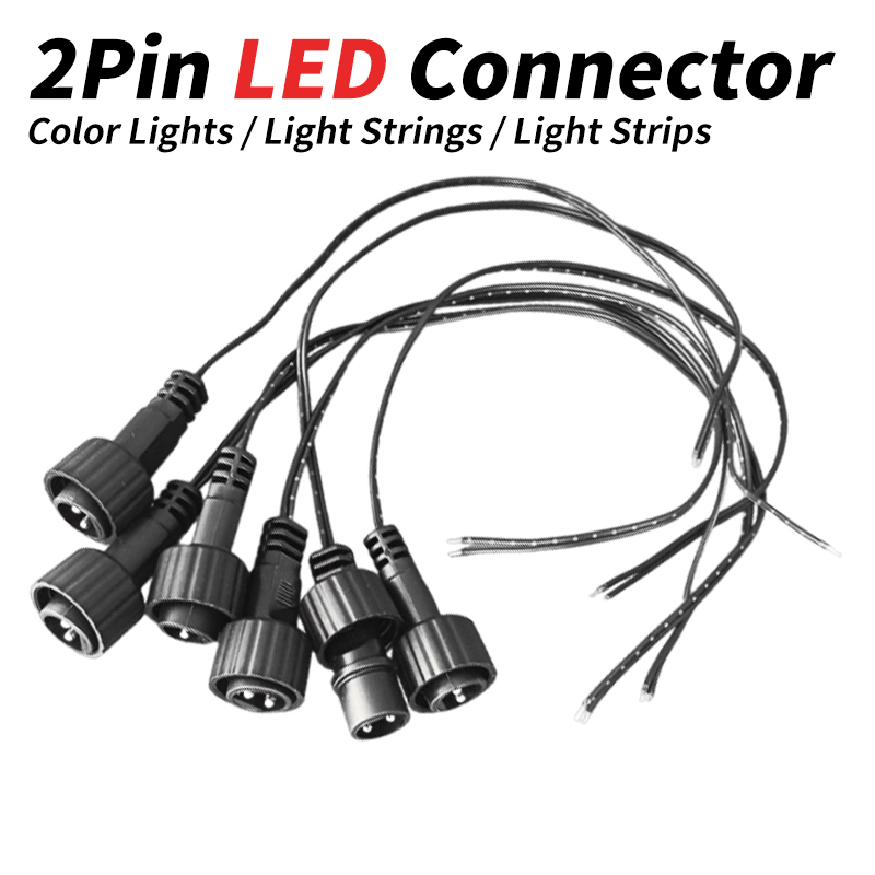 2핀 LED 커넥터와 25cm 와이어, 태양광 스트링  - Outdoor Power Extension Cord 리뷰 및 가격