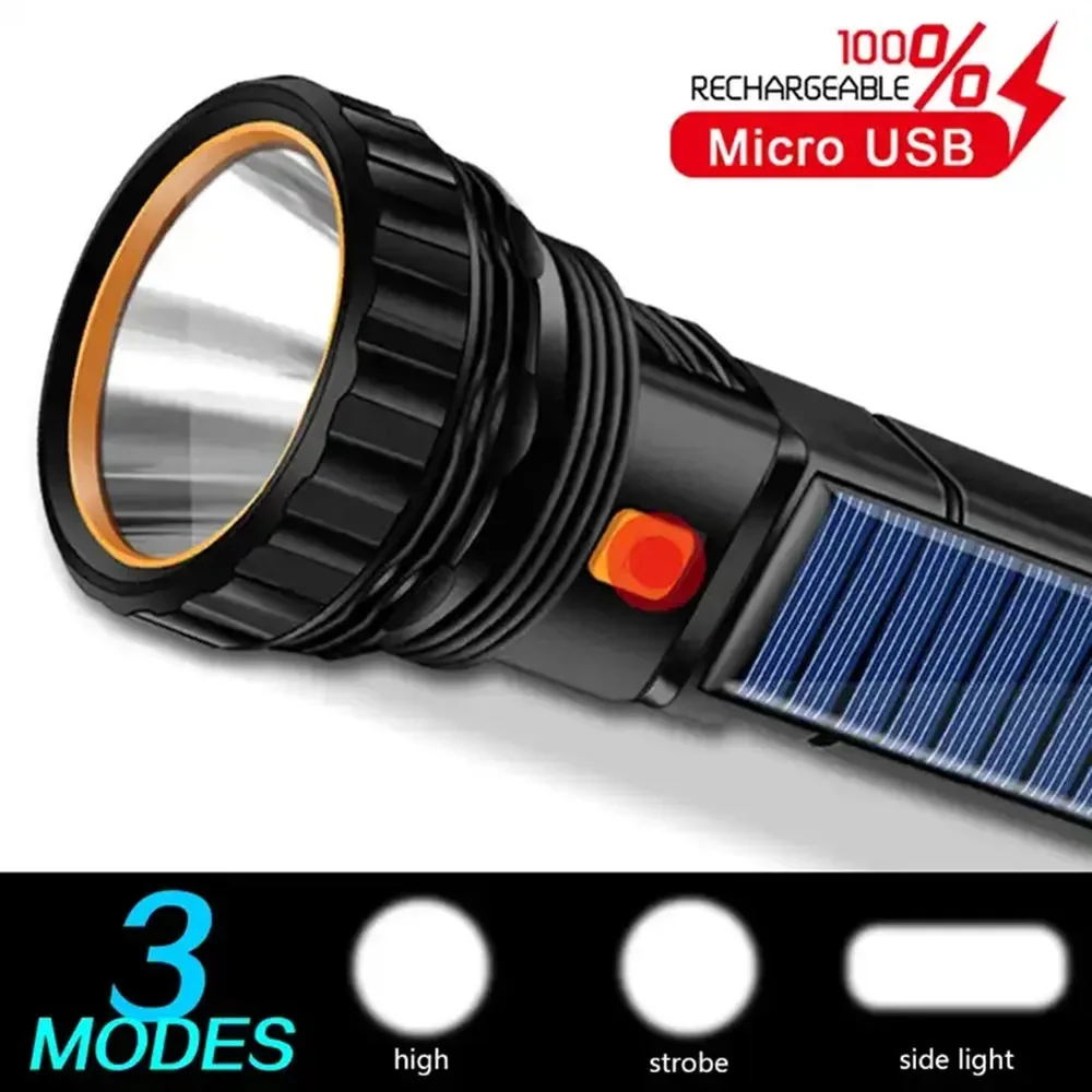 1PC 다기능 태양열 LED 손전등 야외 장거리 토치  - Outdoor Powerbank 리뷰 및 가격