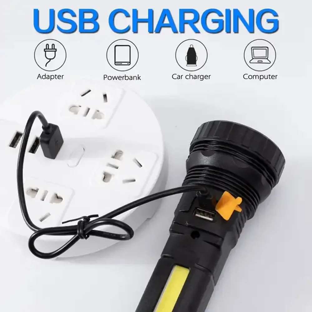 1PC 다기능 태양열 LED 손전등 야외 장거리 토치  - Outdoor Powerbank 리뷰 및 가격