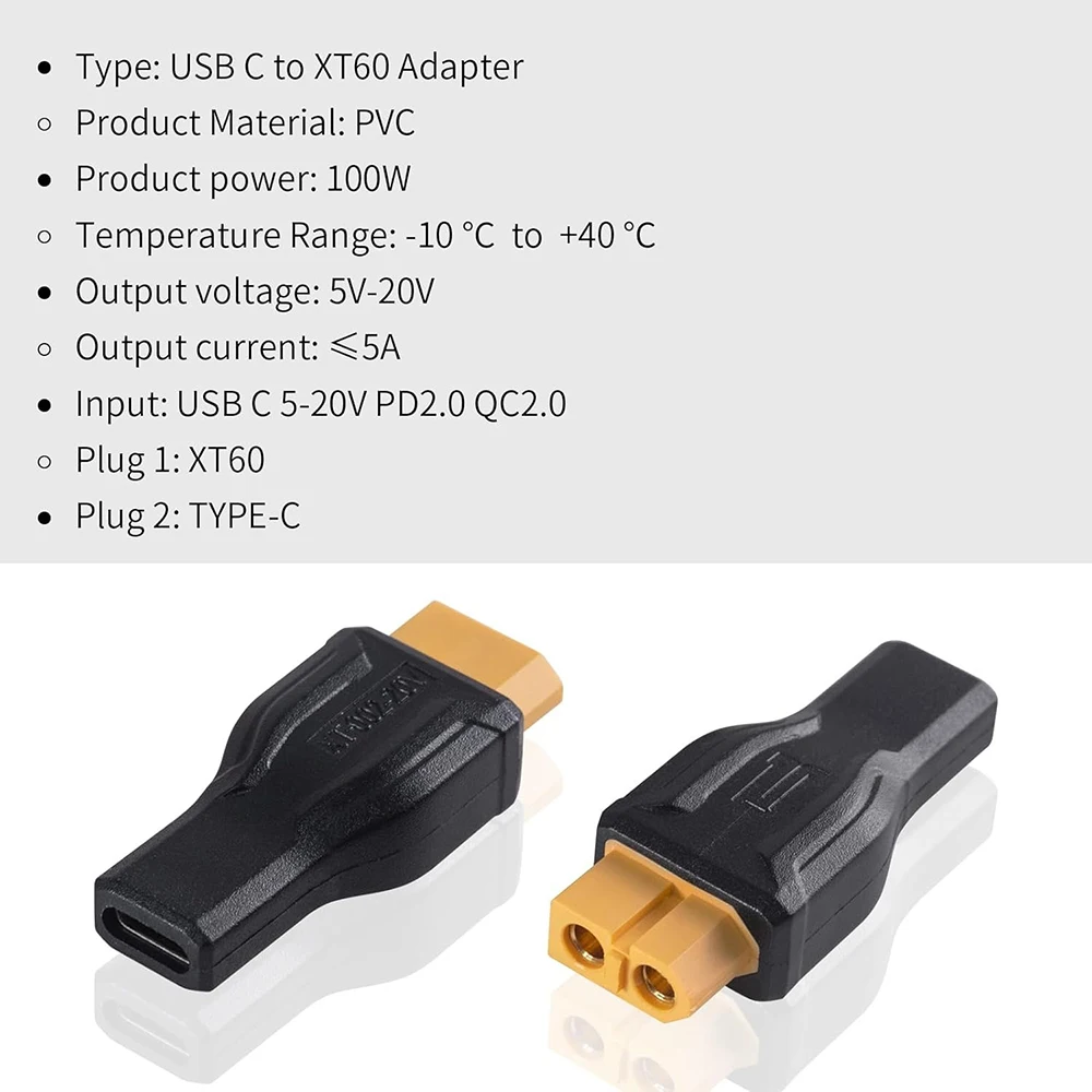 USB C에서 XT60 어댑터 컨버터 C타입 암에서 X - Outdoor Power Adapter Usb C 리뷰 및 가격