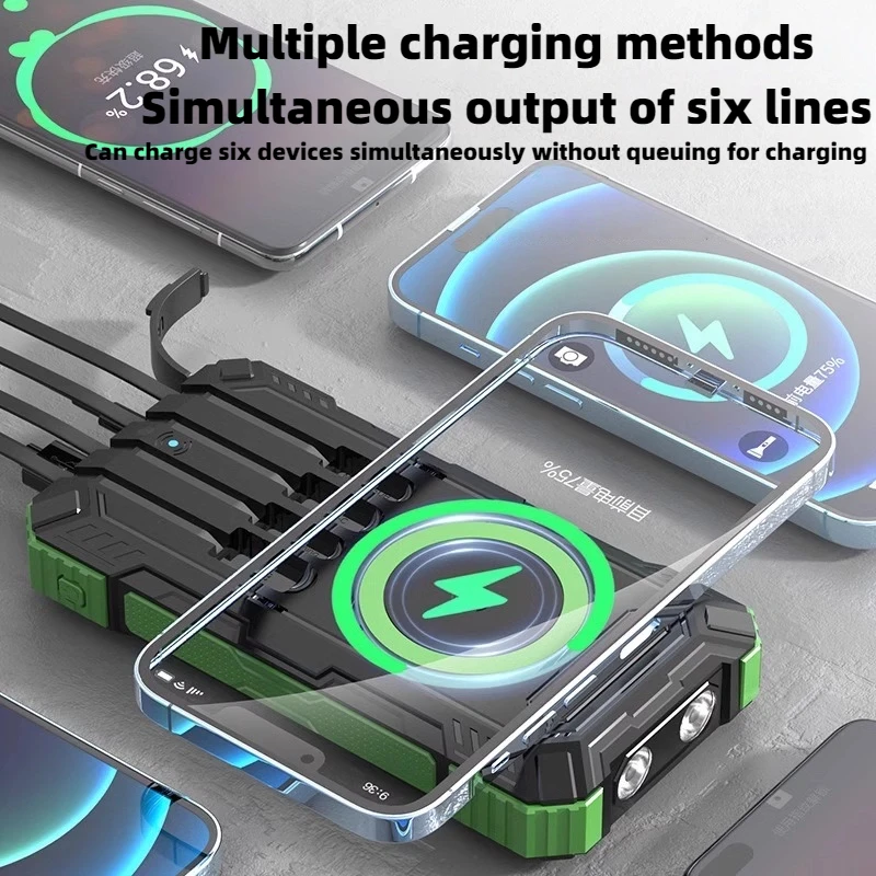 XIAOMI 태양 광 발전 은행 무선 200000mAh - Outdoor Power Board Box 리뷰 및 가격