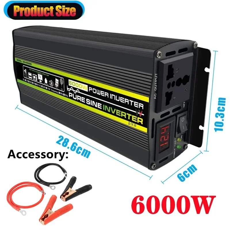 6000W DC12/24V AC 220V 순수 사인파  - Ac Outdoor Power 리뷰 및 가격