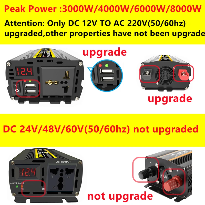 6000W DC12/24V AC 220V 순수 사인파  - Ac Outdoor Power 리뷰 및 가격