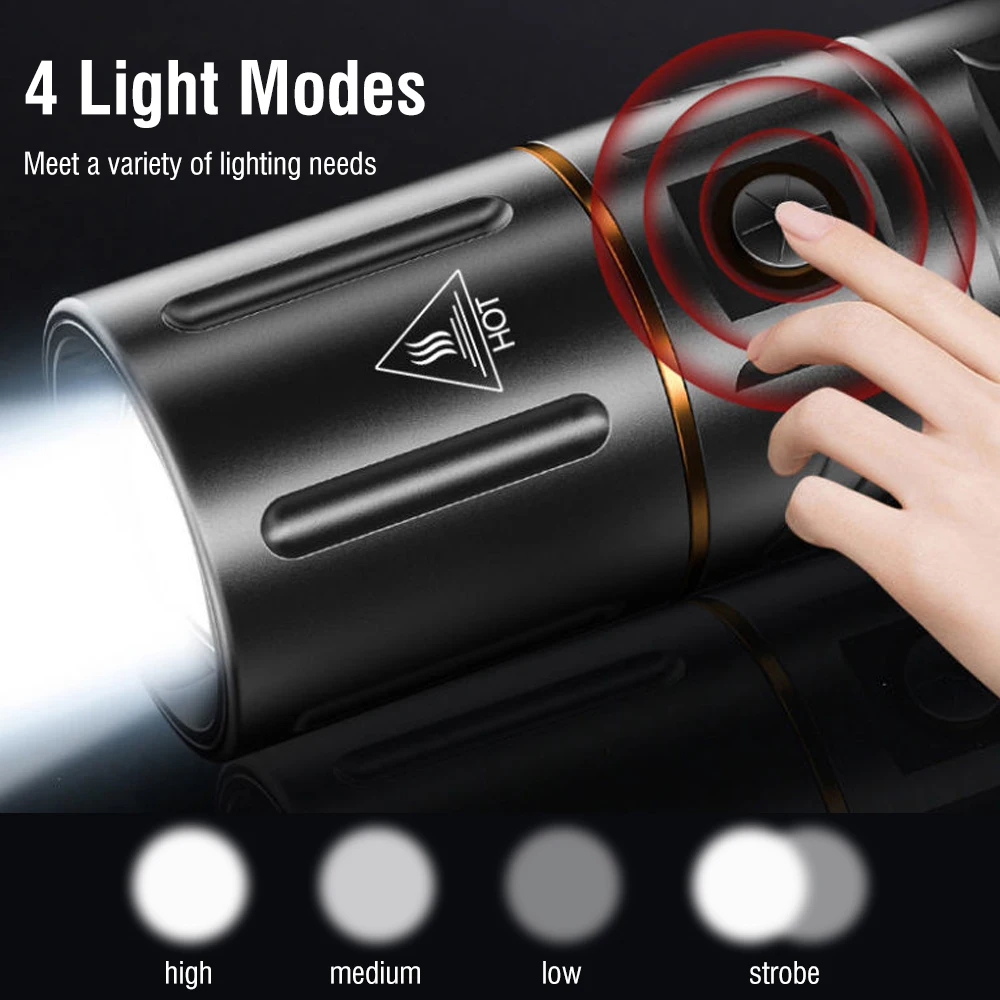 BORUiT 울트라 브라이트 3000LM LED 손전등 - Outdoor Powerbank 리뷰 및 가격