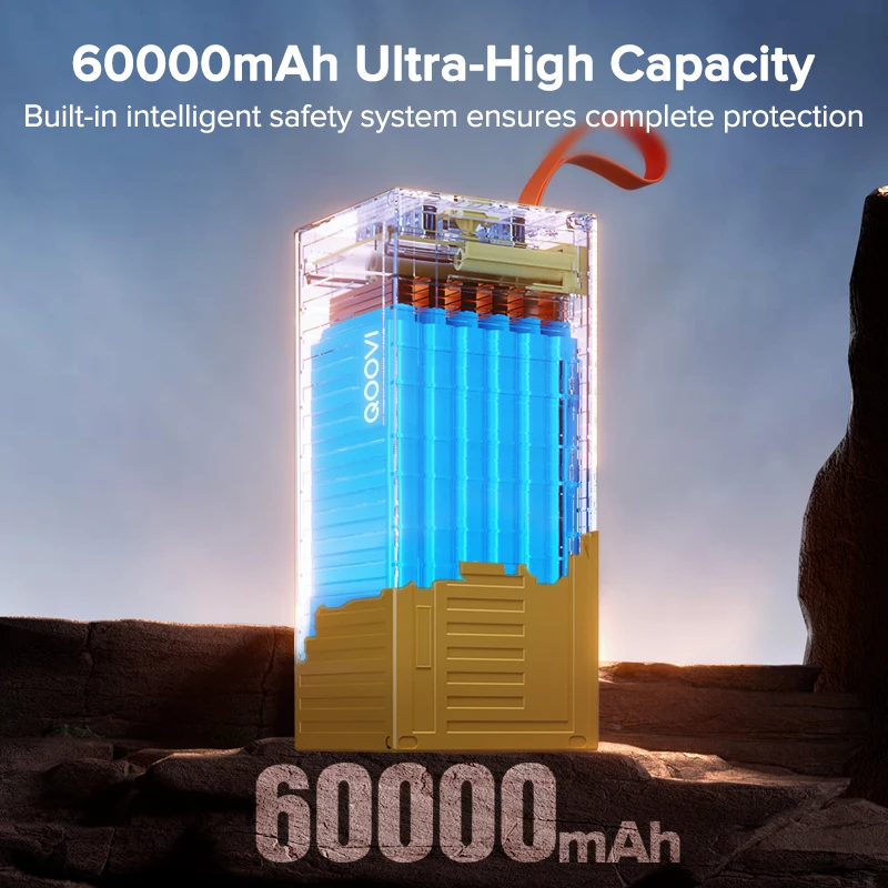 QOOVI 60000mAh 보조베터리 22.5W PD  - Outdoor Power Adapter Usb C 리뷰 및 가격
