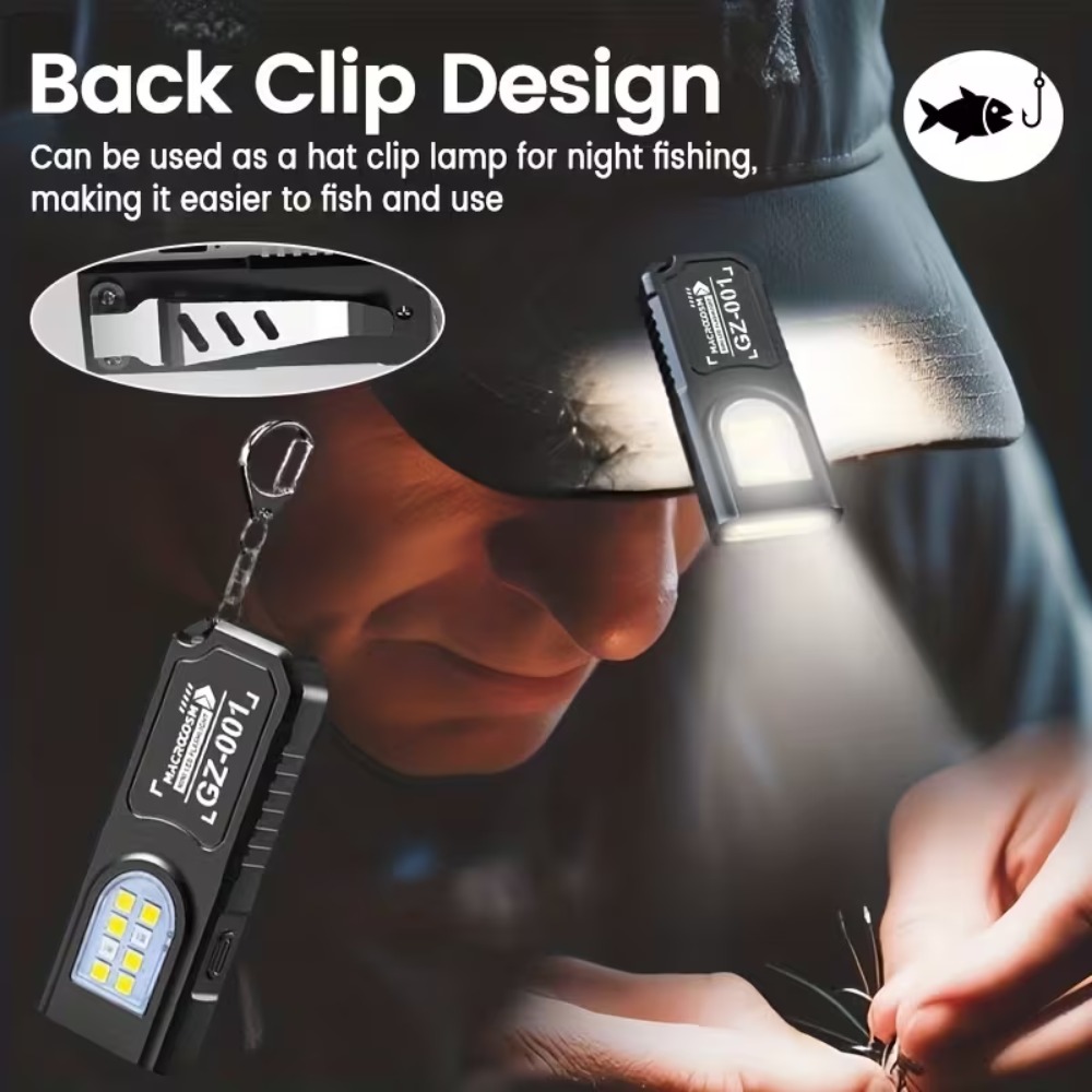 미니 COB LED 키체인 손전등 USB 충전식 토치  - Outdoor Power Works 리뷰 및 가격